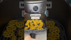 Air Fryer Recipe Ep-2 || Masala Fryums #shorts #zerooilsnacks #youtubeshorts
