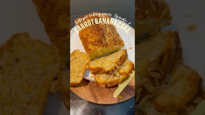 Air fryer Carrot Banana Cake #airfryerrecipes #airfryercake #carrot cake #bananacake #cakerecipes