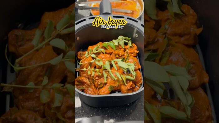 Air fryer 🍗ചിക്കൻ ഫ്രൈ😋#brightness_aihan #shortfeed