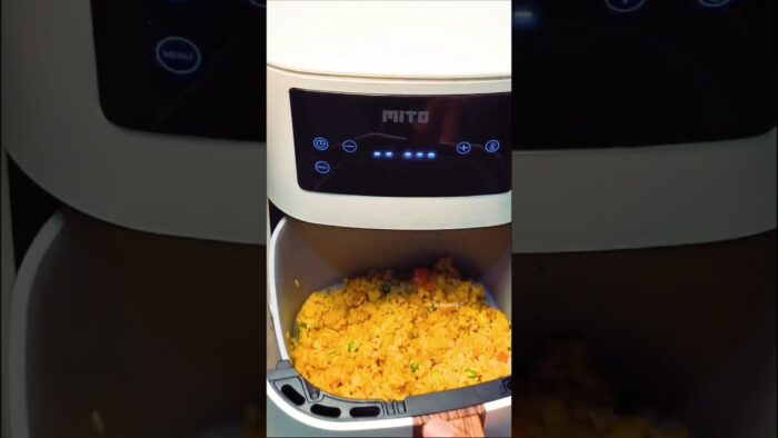 Airfryer Fried Rice Hack,Gak Perlu Wajan Lagi.#airfryerrecipe  #friedrice#easycooking  #shortsrecipe