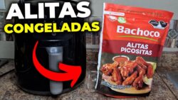 Alitas de pollo congeladas en freidora de aire