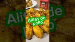 Alitas de pollo en freidora de aire