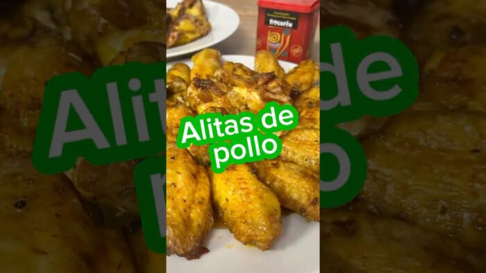 Alitas de pollo en freidora de aire