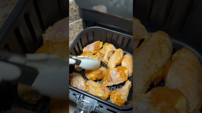 Amo mi freidora de aire #airfryer #freidoradeaire #pollofrito #alitas