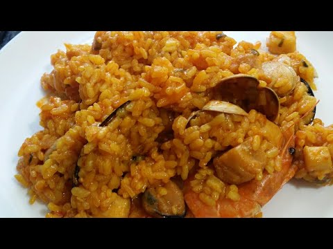 Arroz con marisco en Cecofry 4D#freidora sin aceite