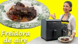 Así quedan las carrilleras en la freidora de aire ¡Increíble sabor!