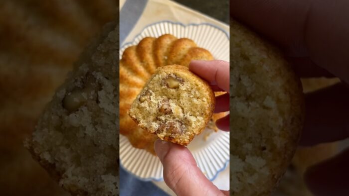 Bizcocho de queso fresco y nueces Airfryer
