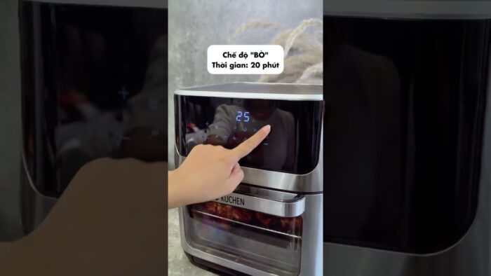 🍽️ Bữa cuối tuần thảnh thơi – chỉ cần có nồi chiên không dầu KU1128 từ Kuchen là đủ!🥰
