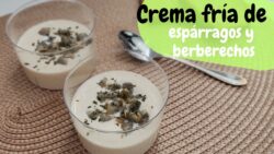 🥄 CREMA FRIA DE ESPARRAGOS Y BERBERECHOS en Thermomix. ¡¡Veraniega y Nutritiva!!