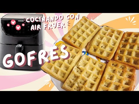 Cómo Hacer Gofres Saludables en Freidora de Aire (Sin Azúcar)