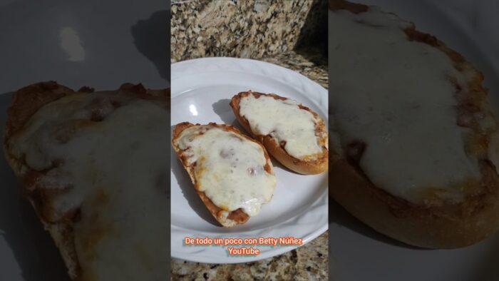 Cómo hacer molletes en la freidora de aire #recetas #molletes #freidora #freidoradeaire