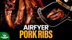 Costillas de cerdo en freidora de aire