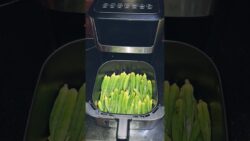 Crispy Air Fryer Bhindi – The Best Recipe#bhindi #bhindirecipe #cooking #reels #recipe #fo ...