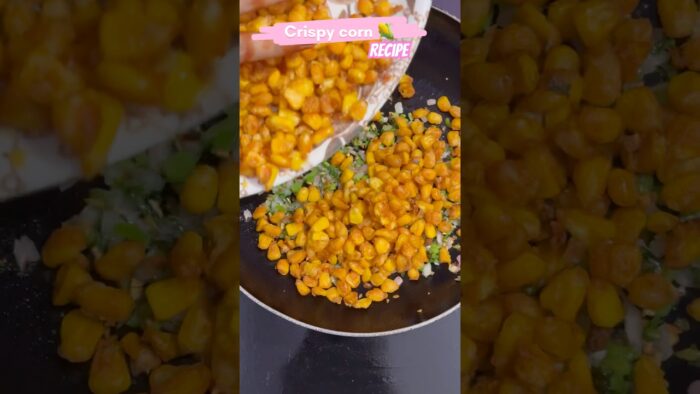 Crispy corn 🌽 recipe 🤩#shorts