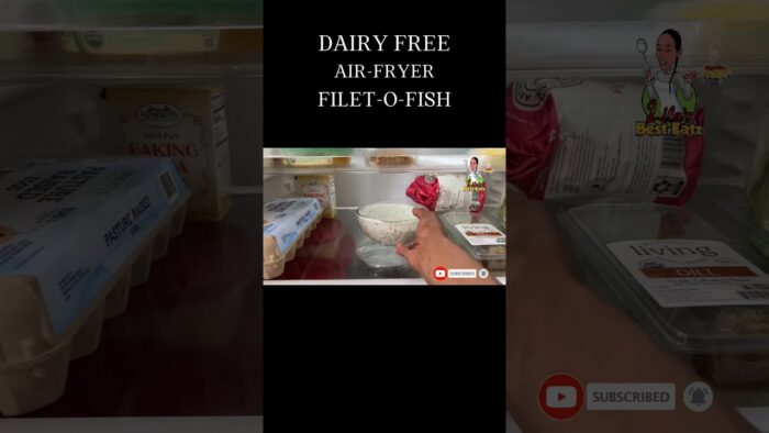 Dairy Free Air Fryer Filet-O-Fish | Filet-O-Fish Sandwich Recipe