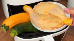 Easy Air Fryer Chicken Thighs Recipe (Crispy & Juicy)