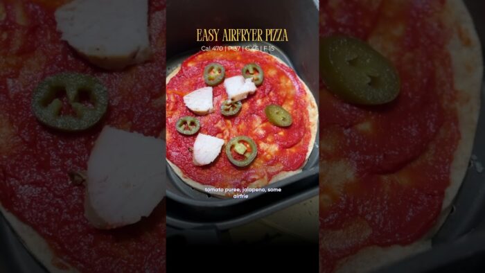 Easy Air fryer Chapati Pizza