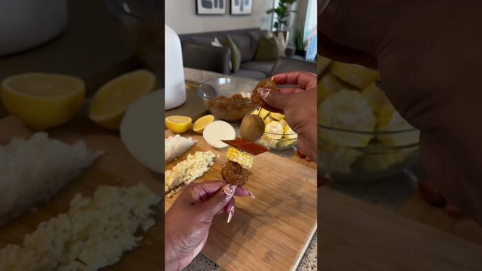 Easy airfryer shrimp + sausage skewers #dinnerideas #seafood #shrimp #sausage #mealideas #easyrecipe