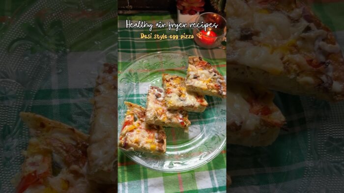 Easy high protein breakfast recipe😋 #healthyeating #healthyrecipes #airfryerrecipes #zerooilsnacks
