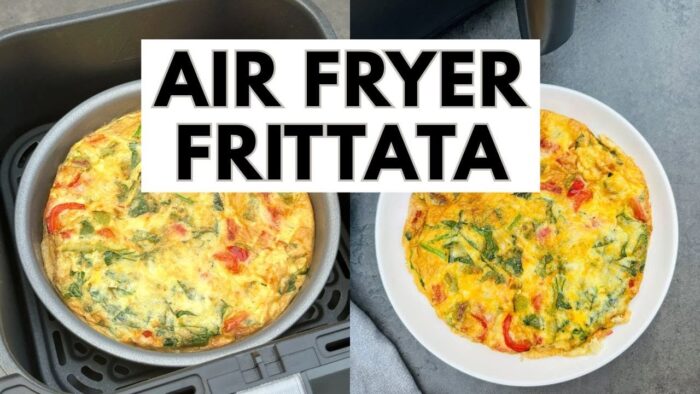 Frittata en freidora de aire: una receta fácil y rápida