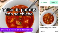 Guiso de patatas con salchicha en Thermomix – instrucciones traducidas al español