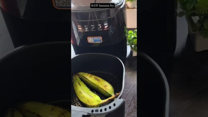 Healthy Banana Fry In Air Fryer||healthy snacks #recipe