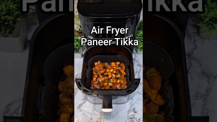 High protein Air Fryer Paneer Tikka | Healthy & Easy Recipe