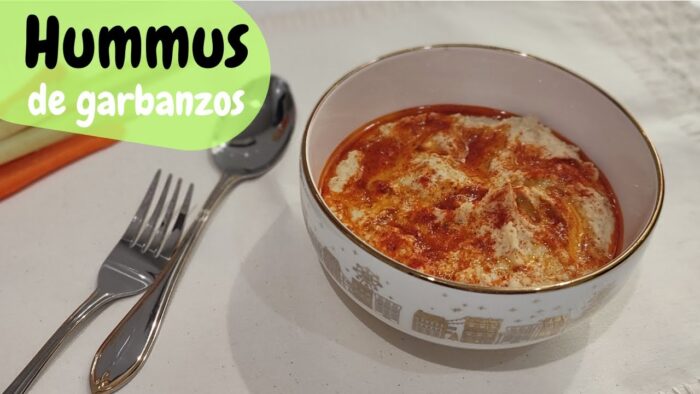 Hummus Cremoso al Estilo Mediterráneo con Thermomix 🥣