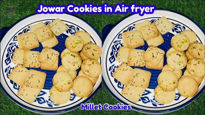 Jowar jeera Cookies in airfryer | Millet Cookies 🍪 | Healthy Cookies recipe for kids