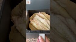 LUBINA 🐟👩‍🍳 en la FREIDORA DE AIRE ❤🥰, receta sana y fácil, sale deliciosa #airfryer #cocinacasera