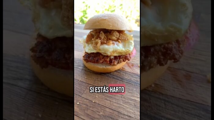La mejor burger con 4 ingredientes #thermomix #recetas #yosoydelos7mil #receta #viralshorts #food