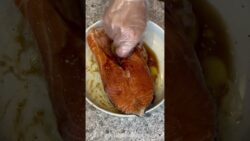 Let’s Make! Chinese air fried salmon steak