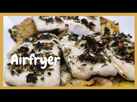 MERLUZA EN FREIDORA DE AIRE 🐟. Receta fácil de PESCADO EN AIRFRYER