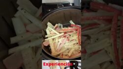 🟢MIRA que Facil de hacer este SNACK con KANIKAMA (Palitos de SURIMI) #Shorts