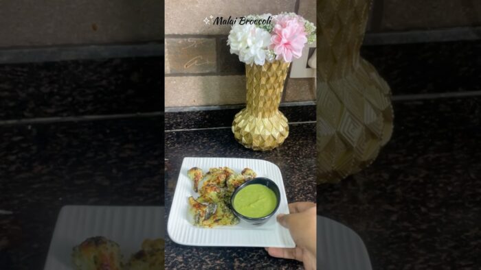 Malai Broccoli 🥦 Airfryer Recipe! #airfryer #food