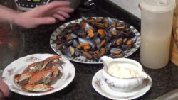 Mejillones al vapor#thermomix​🦪 cangrejos#gm​🦀#ajomayonesa​ en dos minutos 💃💃
