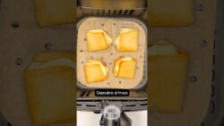 Mini sándwiches tostados en freidora de aire #recetasfaciles #airfryer