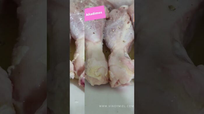 Muslos de pollo en freidora de aire #pollo #food #chicken #recetas #cocina #airfrier #airfriedrecipe