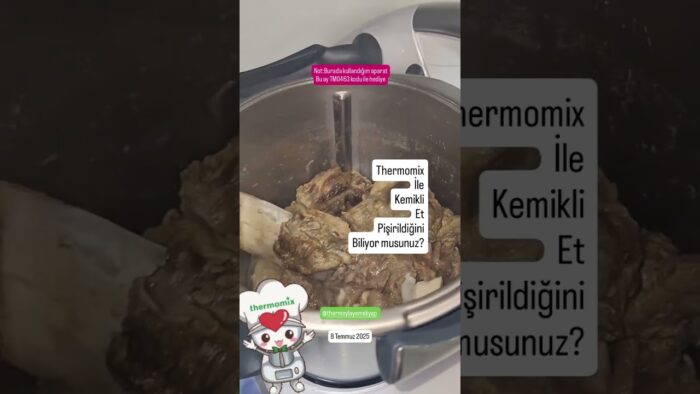 Mutfak Makinesi ile Kemikli Et Nasıl Pişirilir? | Thermomix ile Yavaş Pişirme Modu KemikliEt #reklam
