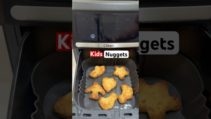 Nugget made in an Air Fryer , Kids love this (Make Lunch Super Fast!) #viralairfryer #chickennuggets