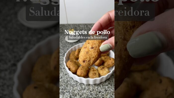 Nuggets caseros en la freidora ✨🥰