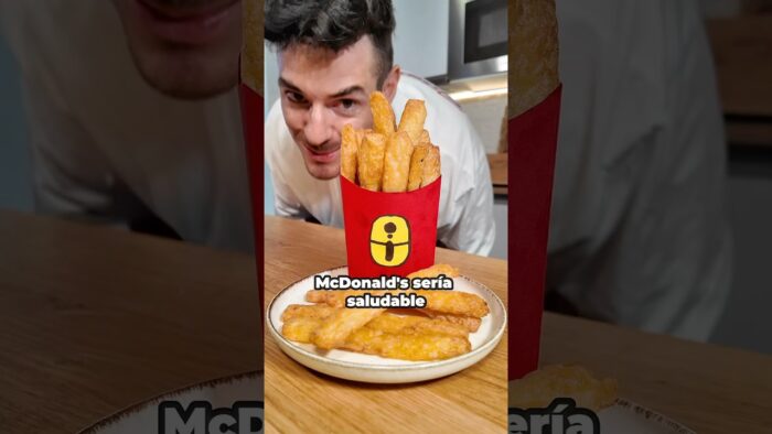 PATATAS DE MCDONALDS 🍟SALUDABLES💚#Airfryer #Saludable #Mcdonalds #patatas #freidoradeaire #healthy