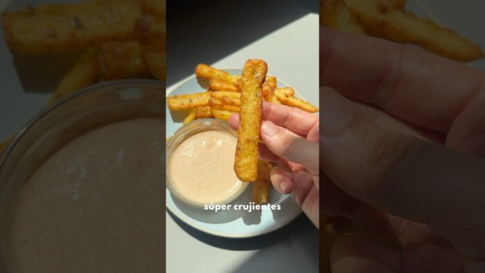 PATATAS NO FRITAS SÚPER CRUJIENTES 🤤 #freidoradeaire