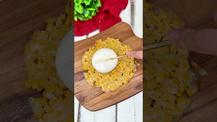 PIADINA DI MAIS E FORMAGGIO IN FRIGGITRICE AD ARIA