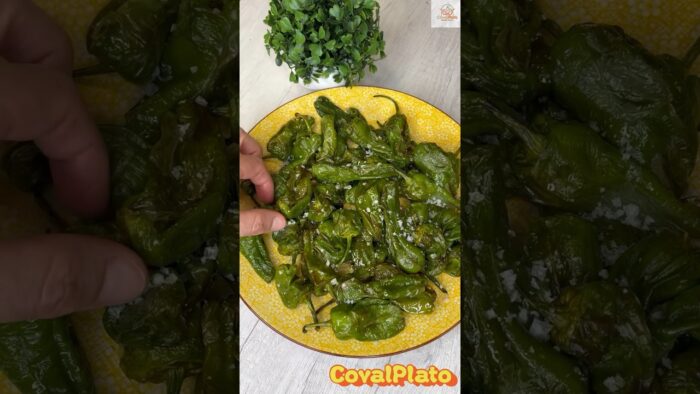 PIMIENTOS DE PADRÓN EN LA FREIDORA DE AIRE, ¡¡más fácil y rápido es imposible!! #airfryer #recetas
