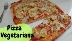 PIZZA VEGETARIANA en Thermomix con Masa Crujiente. ¡¡Perfecta para Aprovechar Sobras!!🍕