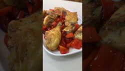 POLLO CON PEPERONI IN FRIGGITRICE AD ARIA Ricetta Facile – Fatto in Casa da Benedetta