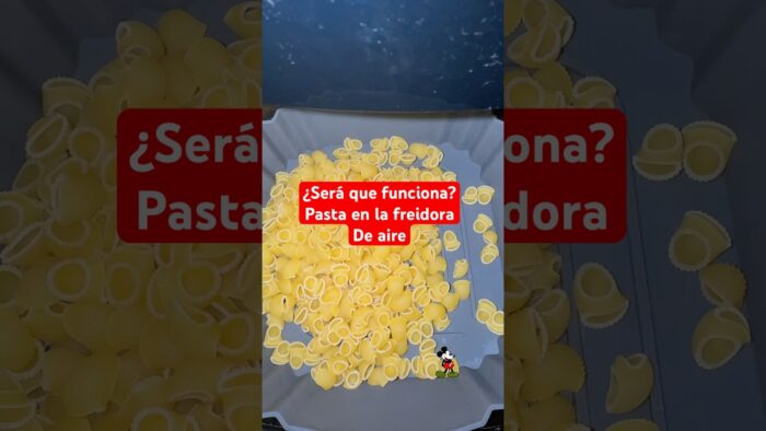 Pasta en la freidora de Aire #freidoradeaire #receta #cocinar #inventos #shortvideos