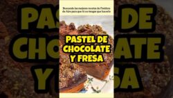 Pastel de Chocolate y Fresa en Airfryer | FREIDORA DE AIRE FÁCIL