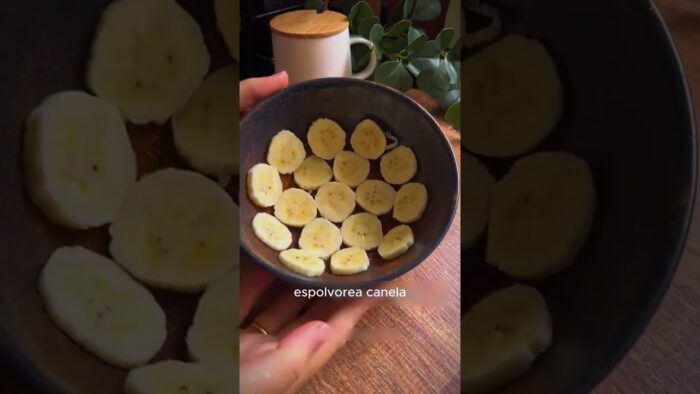 🍌 Pastelito de plátano en freidora de aire | Fácil, saludable y perfecto para adelgazar